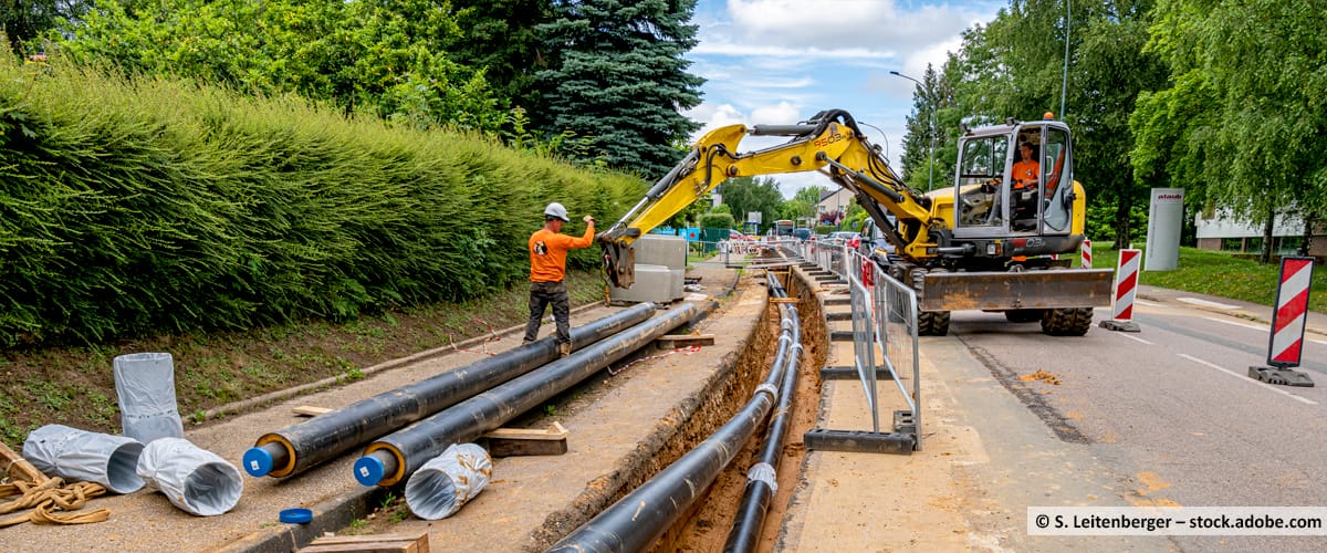 Verlegung Fernwärmeleitungen